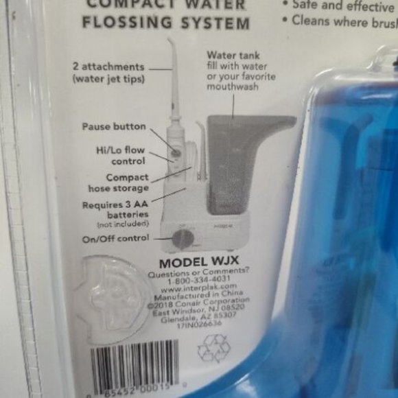 NIB Interplax by Conair Compact water Flossing System - Picture 7 of 11